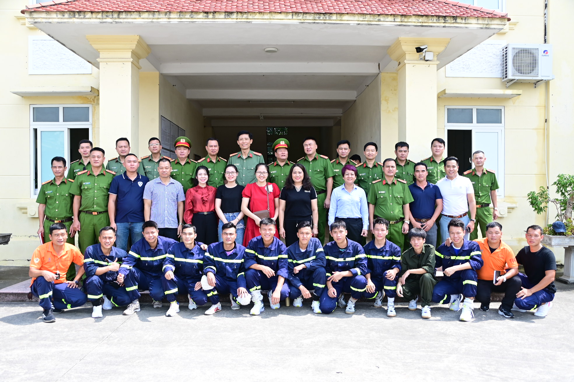 Đội tuyển thể thao nghiệp vụ cứu nạn, cứu hộ CATP báo cáo kết quả tập luyện